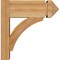 Ekena Millwork Thorton Arts & Crafts Rough Sawn Outlooker, Western Red Cedar, 6"W x 14"D x 14"H OUT06X14X14THR03RWR - alternate 2